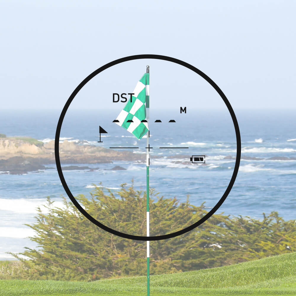golf rangefinder flagpole mode